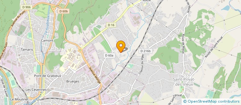 localisation de l'entreprise ALPHA SOL à SAINT-PRIVAT-DES-VIEUX