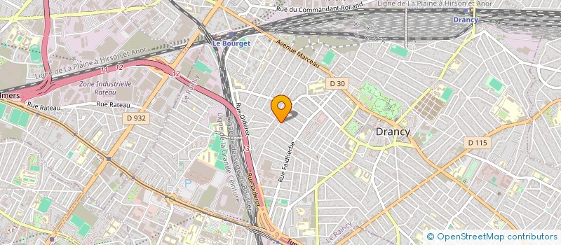 localisation de l'entreprise ALPHA STAND à DRANCY
