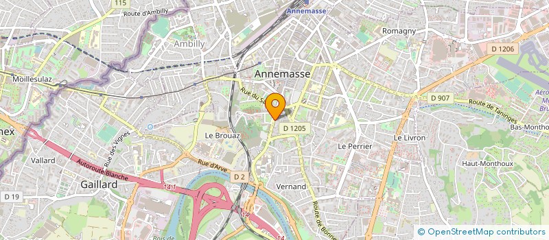 localisation de l'entreprise ALPHA STYLE à ANNEMASSE