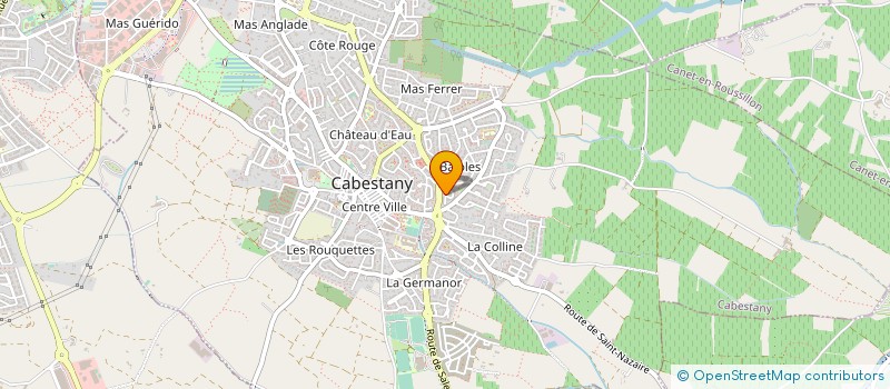 localisation de l'entreprise ALPHA SUD SERVICES à CABESTANY
