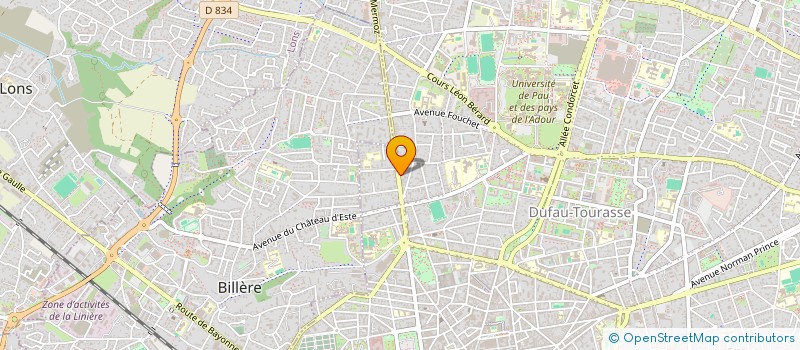 localisation de l'entreprise ALPHA SUPPORT à PAU