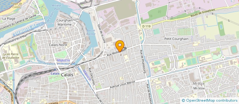 localisation de l'entreprise ALPHA SURVEY KONTAK 911  CALAIS