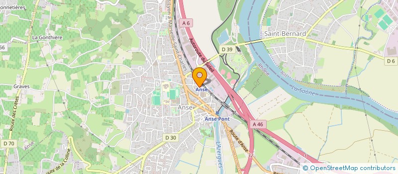 localisation de l'entreprise ALPHA SYNERGIES  ANSE