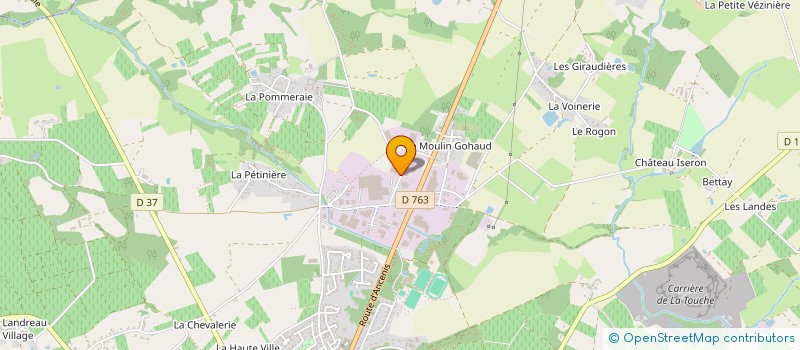 localisation de l'entreprise ALPHA SYSTEM à VALLET