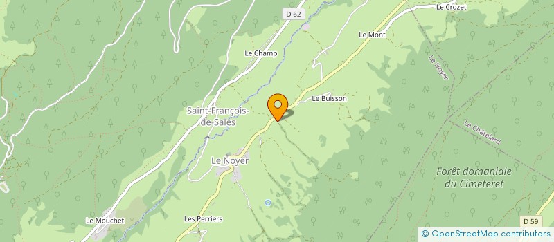 localisation de l'entreprise ALPHA TANGO  SAINT-FRANCOIS-DE-SALES