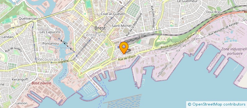localisation de l'entreprise ALPHA TECHNIQUES SAS  BREST