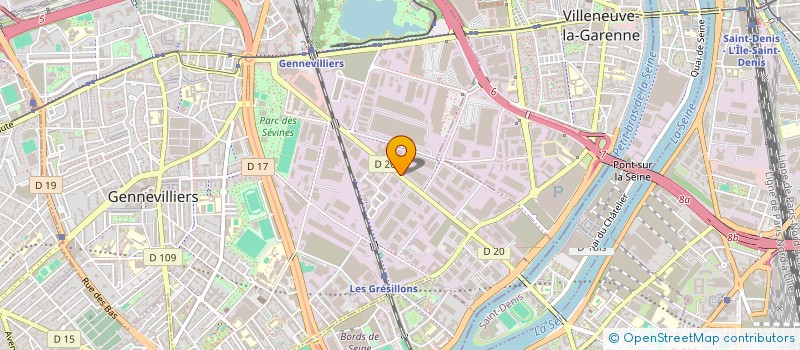 localisation de l'entreprise ALPHA TECHNOLOGY à GENNEVILLIERS