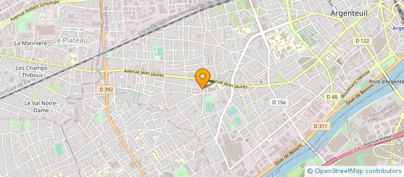 localisation de l'entreprise ALPHA TELECOM à GRIGNY