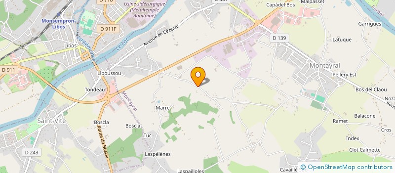 localisation de l'entreprise ALPHA TERMITES à MONTAYRAL