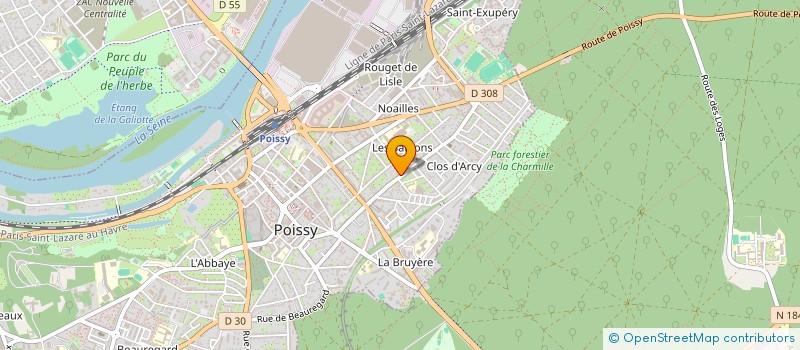 localisation de l'entreprise ALPHA THERM  POISSY