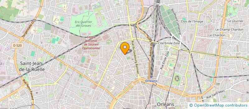 localisation de l'entreprise ALPHA THERMIQUE MARTIN à ORLEANS