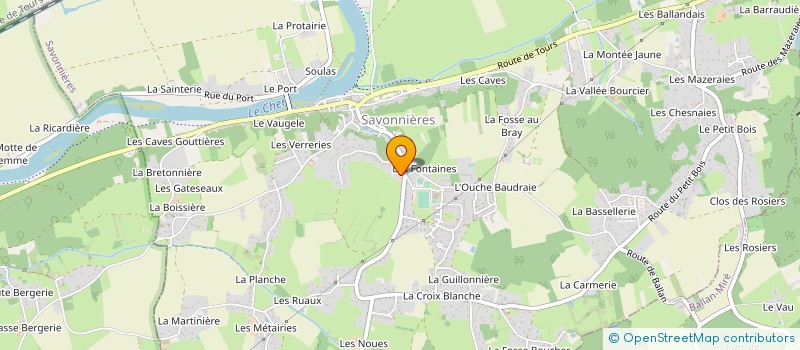 localisation de l'entreprise ALPHA THETA SOLUTIONS  SAVONNIERES