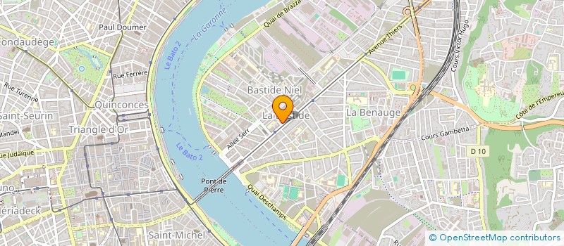 localisation de l'entreprise ALPHA THIERS  BORDEAUX