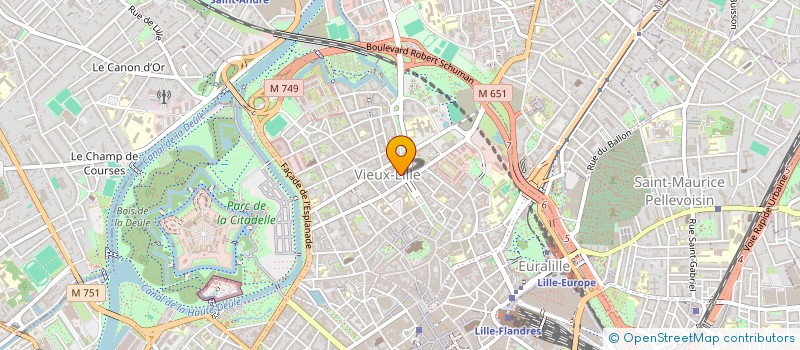 localisation de l'entreprise ALPHA TRADING à LILLE