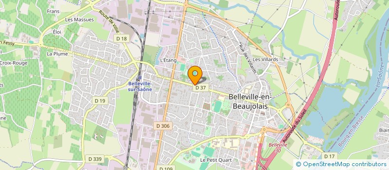 localisation de l'entreprise ALPHA TRADING DIMENSION  BELLEVILLE-EN-BEAUJOLAIS