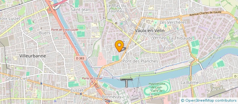 localisation de l'entreprise ALPHA-TRANS SYSTEME  VAULX-EN-VELIN