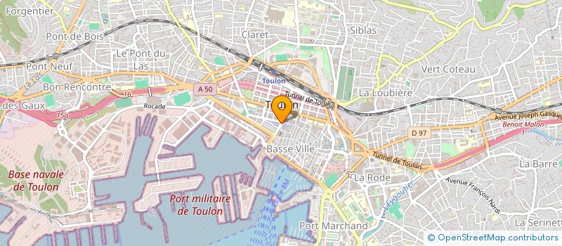 localisation de l'entreprise ALPHA TRANSACTIONS COMMERCES  TOULON