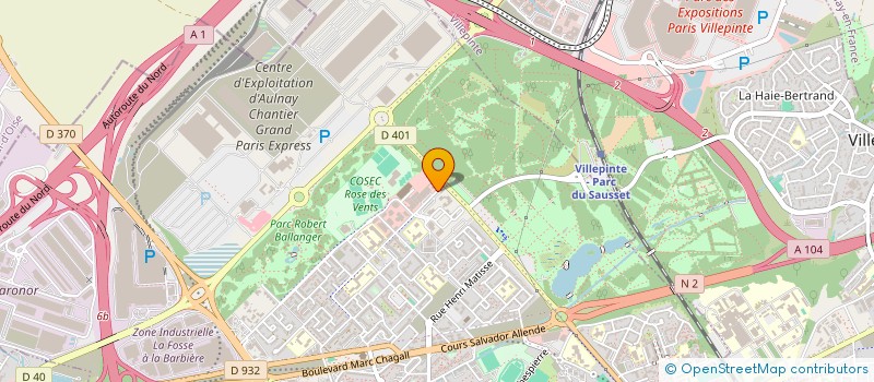 localisation de l'entreprise ALPHA TRANSF'AIR à AULNAY-SOUS-BOIS