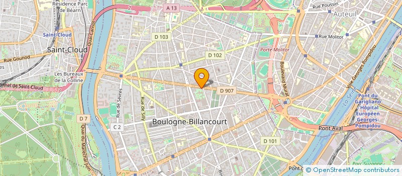 localisation de l'entreprise ALPHA TRANSPORT INTERNATIONAL à BOULOGNE-BILLANCOURT