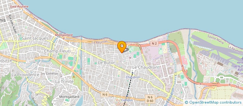 localisation de l'entreprise ALPHA TRANSPORT REUNION 974  SAINT DENIS