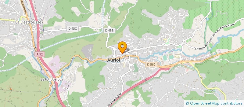 localisation de l'entreprise ALPHA TRAVAUX  AURIOL