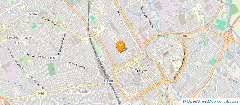 localisation de l'entreprise ALPHA TRAVAUX à TROYES