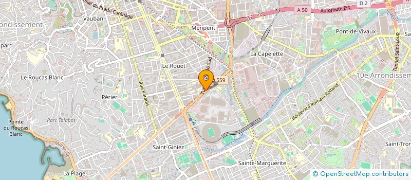 localisation de l'entreprise ALPHA TRAVAUX PUBLICS  MARSEILLE