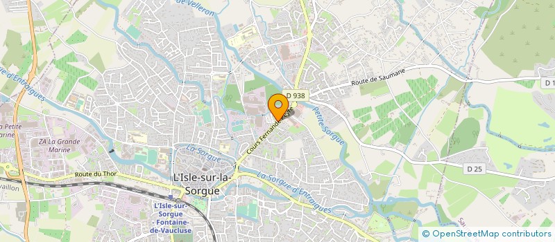 localisation de l'entreprise ALPHA VIANDES à L'ISLE-SUR-LA-SORGUE