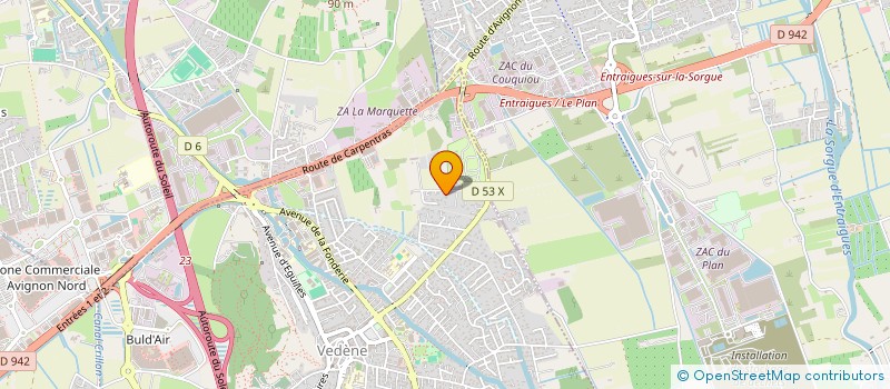 localisation de l'entreprise ALPHA VILLAS à VEDENE