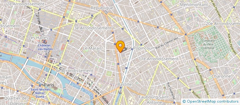 localisation de l'entreprise ALPHA VIOLET  PARIS