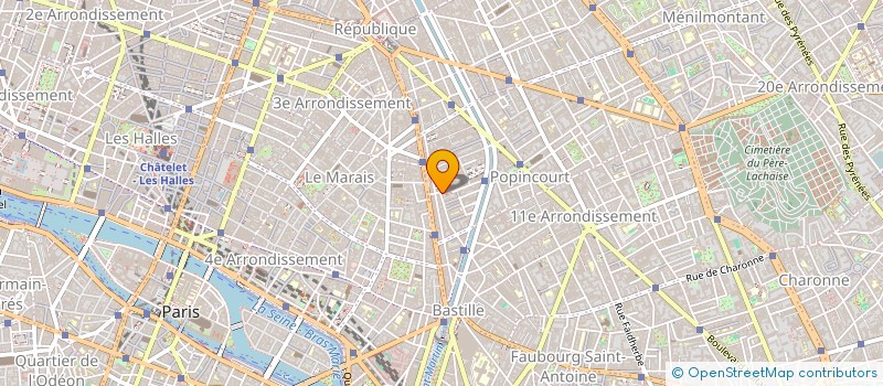 localisation de l'entreprise ALPHA VIOLET PRODUCTION  PARIS