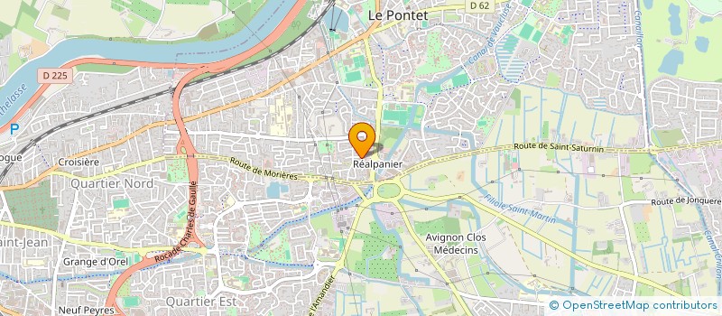 localisation de l'entreprise ALPHA VR  LE PONTET