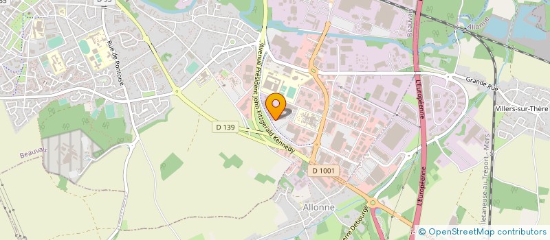 localisation de l'entreprise ALPHA WASH  BEAUVAIS