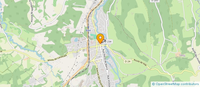 localisation de l'entreprise ALPHA WORK  GAN