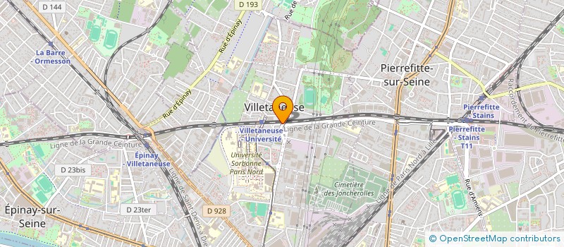 localisation de l'entreprise ALPHA XIII à VILLETANEUSE