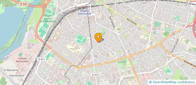 localisation de l'entreprise ALPHABAT à ANGERS