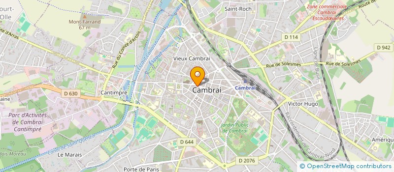 localisation de l'entreprise ALPHABAT à ESTOURMEL