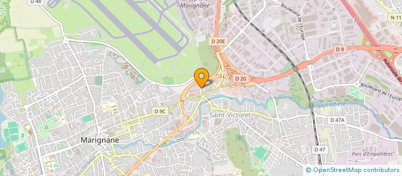 localisation de l'entreprise ALPHABATI à MARIGNANE
