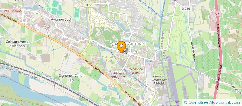 localisation de l'entreprise ALPHABET INVESTISSEMENT  AVIGNON