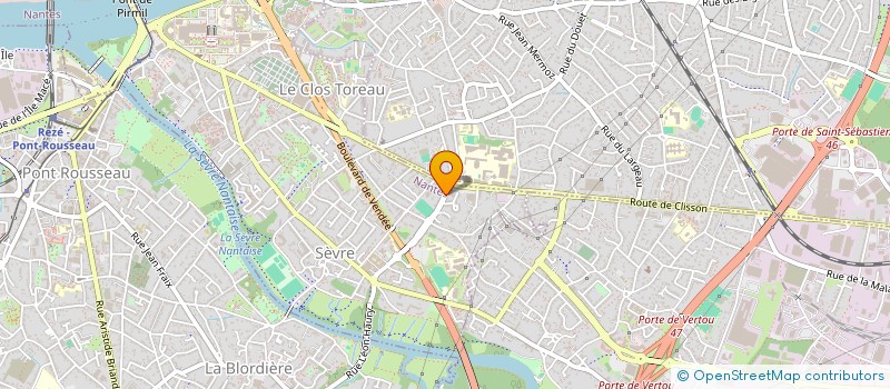 localisation de l'entreprise ALPHABETA à NANTES