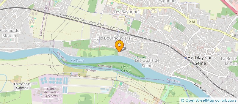 localisation de l'entreprise ALPHABUSINESS  HERBLAY-SUR-SEINE