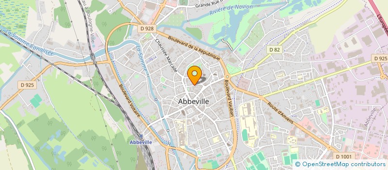 localisation de l'entreprise ALPHACAINE à ABBEVILLE