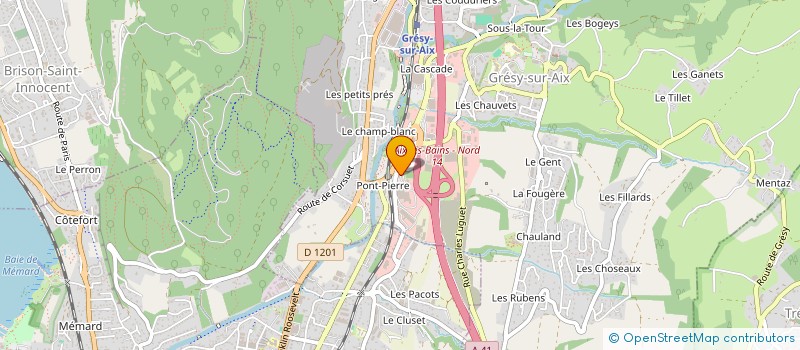 localisation de l'entreprise ALPHACARD ELECTRONIC à GRESY-SUR-AIX