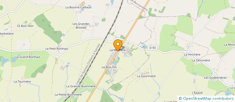 localisation de l'entreprise ALPHACETI IMMO à MONTAIGU-VENDEE
