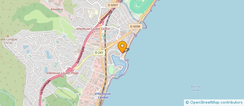 localisation de l'entreprise ALPHACOM 3000 à VILLENEUVE-LOUBET