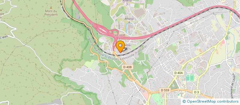 localisation de l'entreprise ALPHACOMED à LA CIOTAT