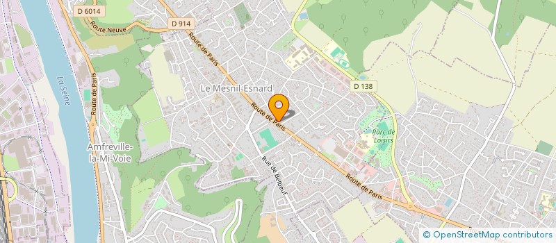 localisation de l'entreprise ALPHACONSULT à LE MESNIL-ESNARD
