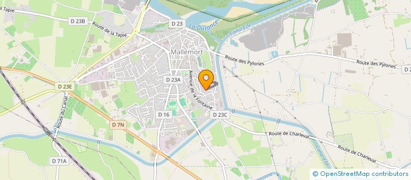 localisation de l'entreprise ALPHACORP.FR  MALLEMORT