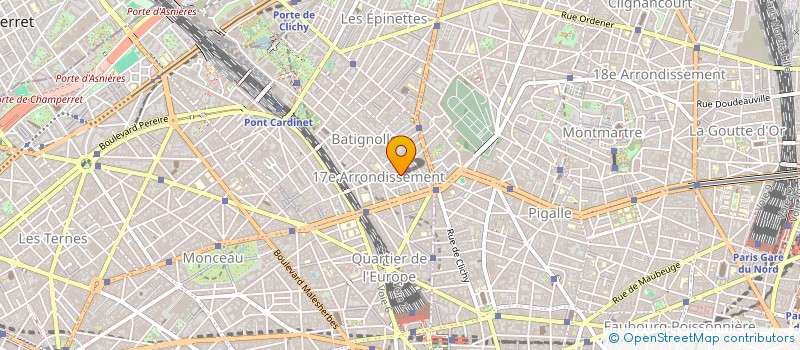 localisation de l'entreprise ALPHADATA à PARIS