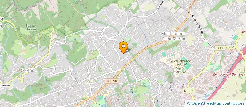 localisation de l'entreprise ALPHADEL à MEYLAN